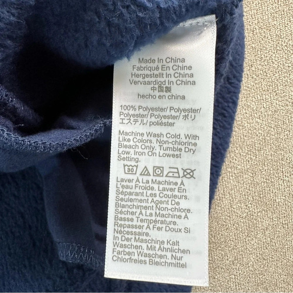 J Crew 1/4 snap fleece. Size small. Blue. - Picture 6 of 9